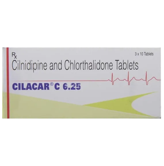 cilacar c 10/6.25mg tablet 10's